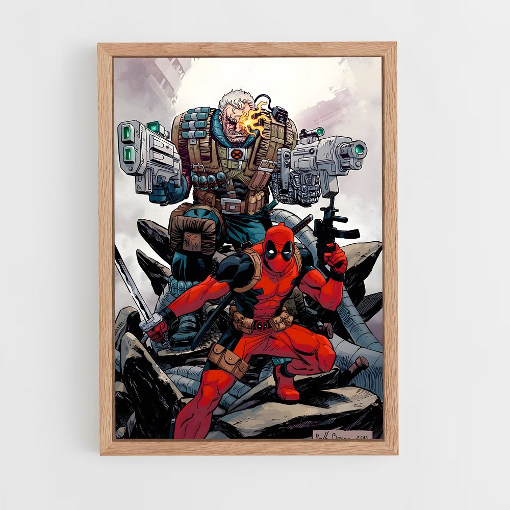 ap-cable deadpool-3 cadre Bois clair