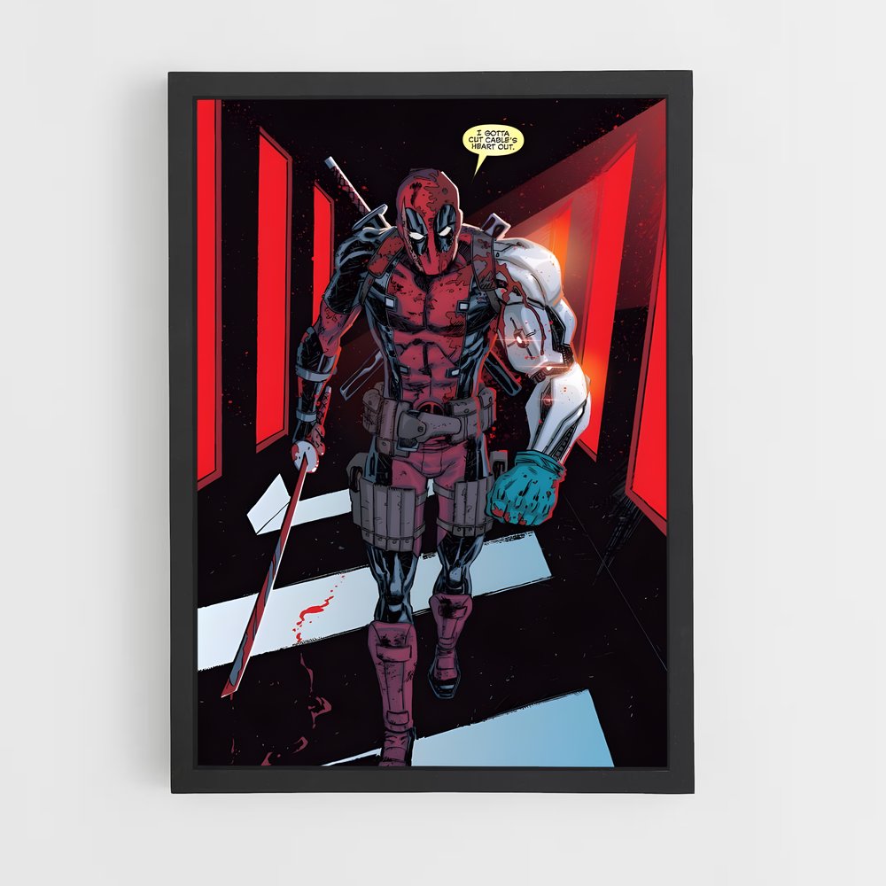 ap-cable deadpool-4 cadre Noir