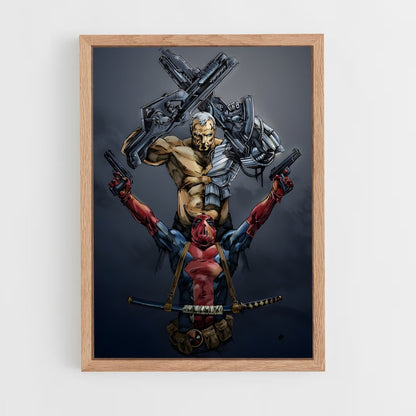 ap-cable deadpool-9 cadre Bois clair