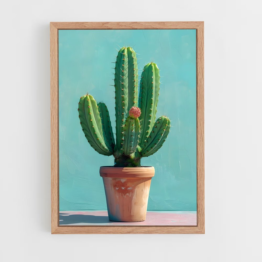 ap-cactus-6 cadre Bois clair