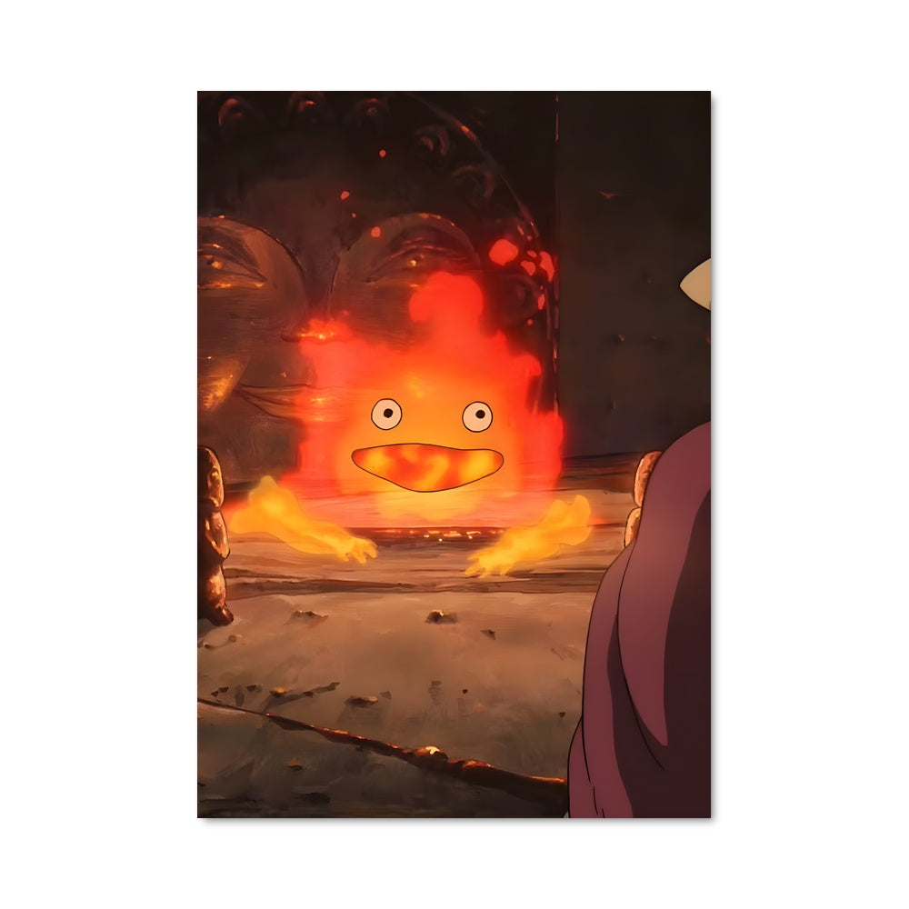 Poster Dans la Chaleur des Flammes