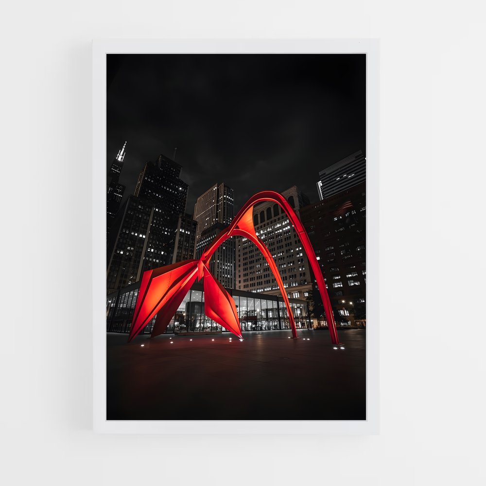 ap-calder flamingo-2 cadre Blanc