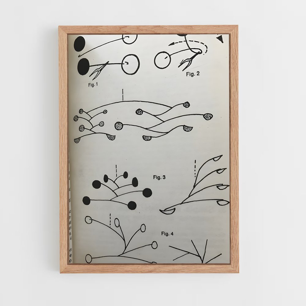 ap-calder mobiles-1 cadre Bois clair