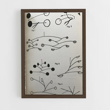 ap-calder mobiles-1 cadre Bois foncé