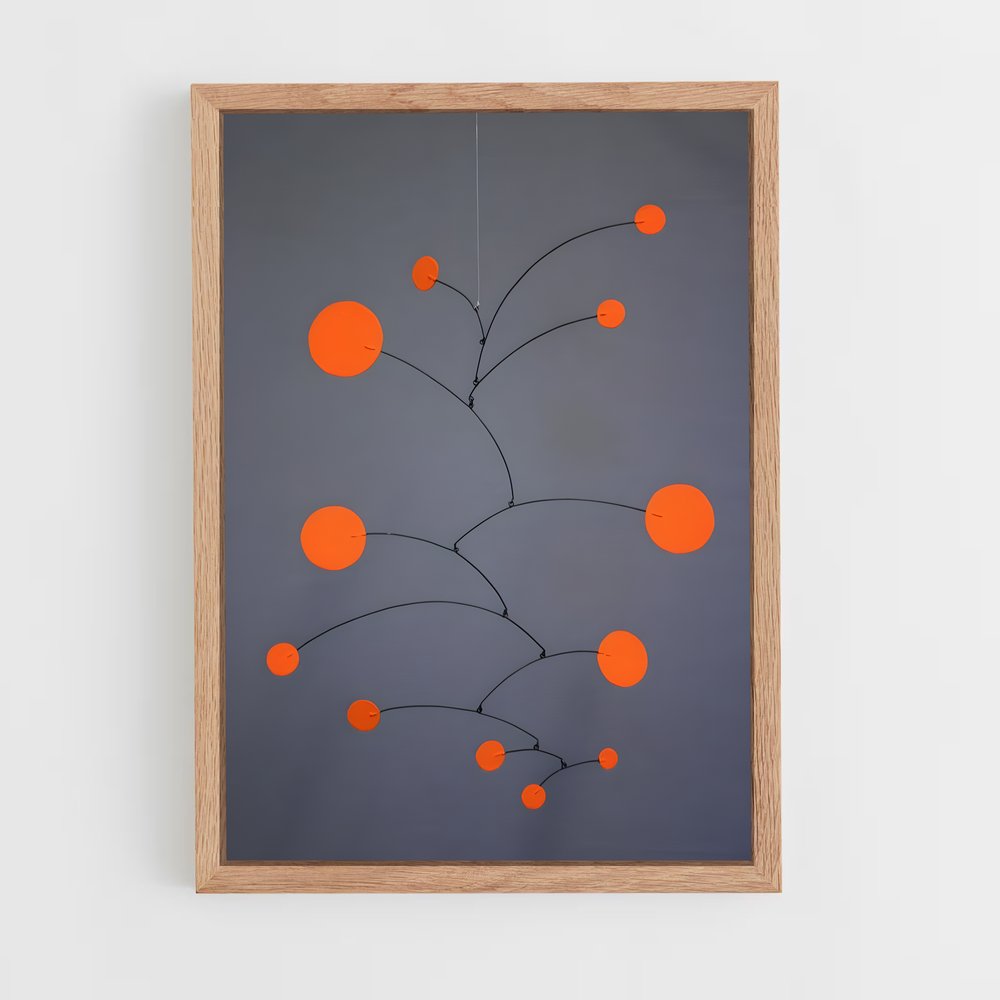 ap-calder mobiles-3 cadre Bois clair