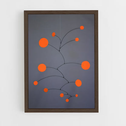ap-calder mobiles-3 cadre Bois foncé