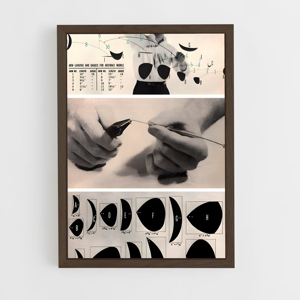 ap-calder mobiles-5 cadre Bois foncé