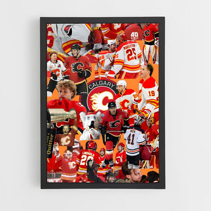 ap-calgary flames-13 cadre Noir