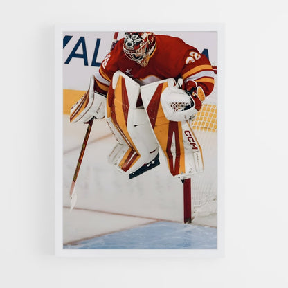 ap-calgary flames-6 cadre Blanc