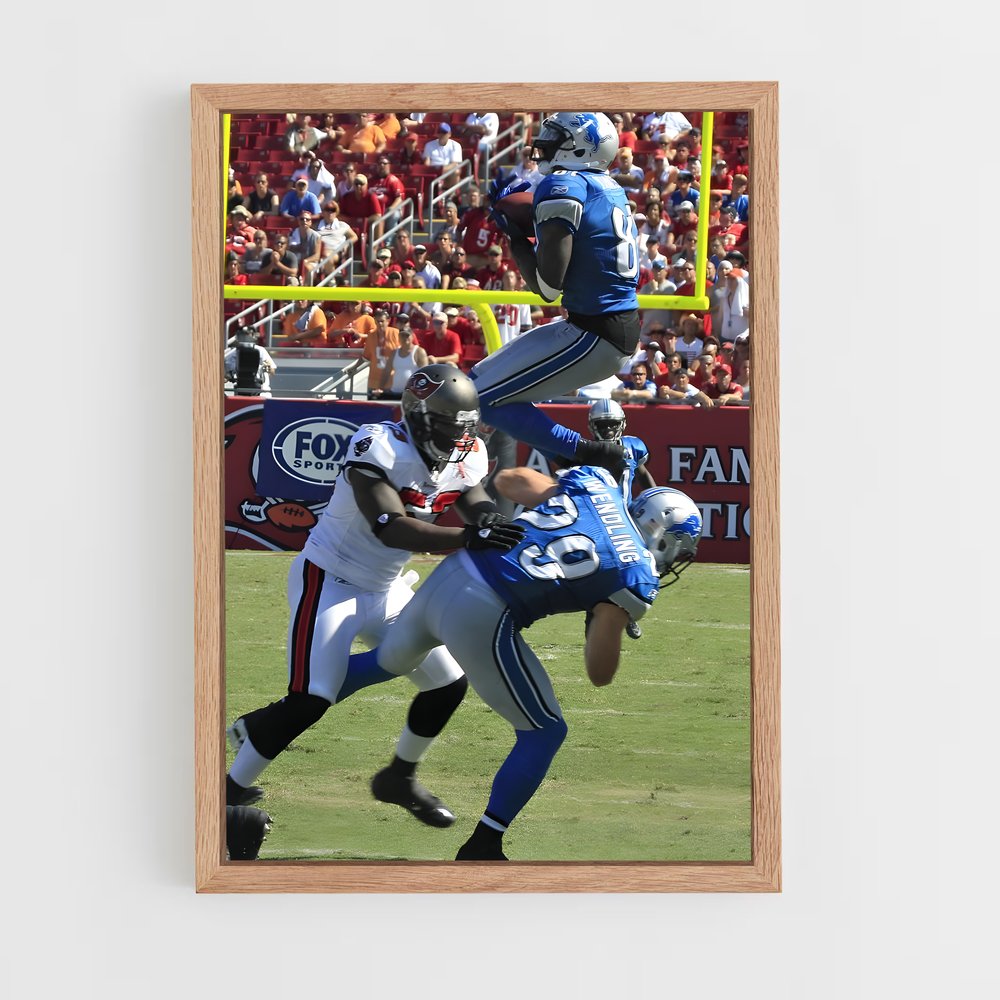 ap-calvin johnson-6 cadre Bois clair