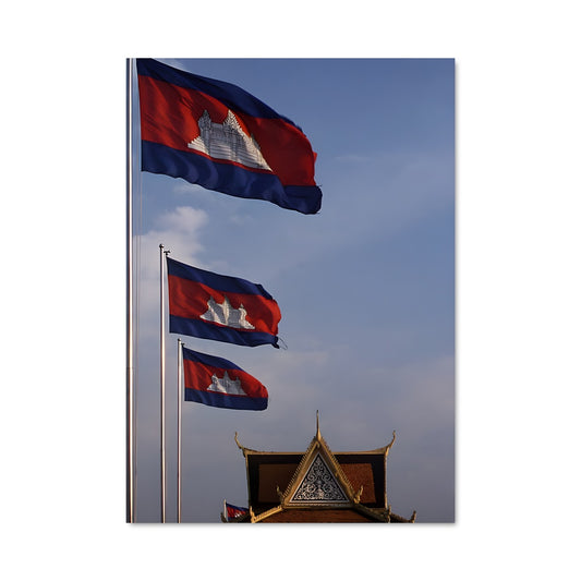 Poster Drapeaux en Élévation