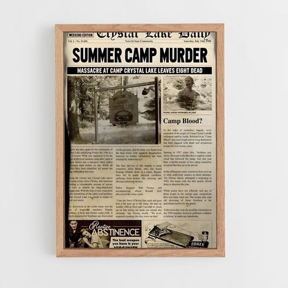 ap-camp crystal lake-1 cadre Bois clair