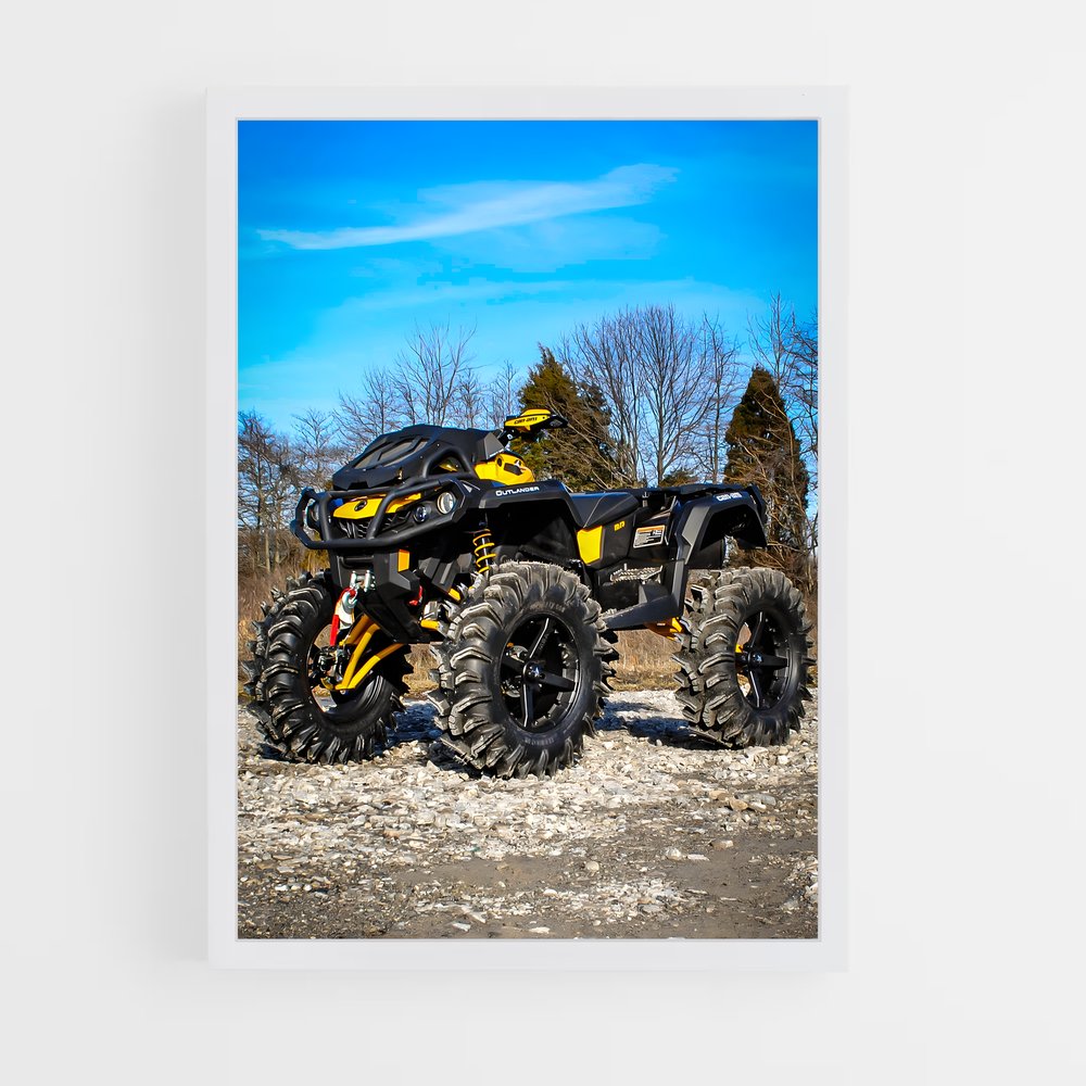 ap-can-am outlander-1 cadre Blanc