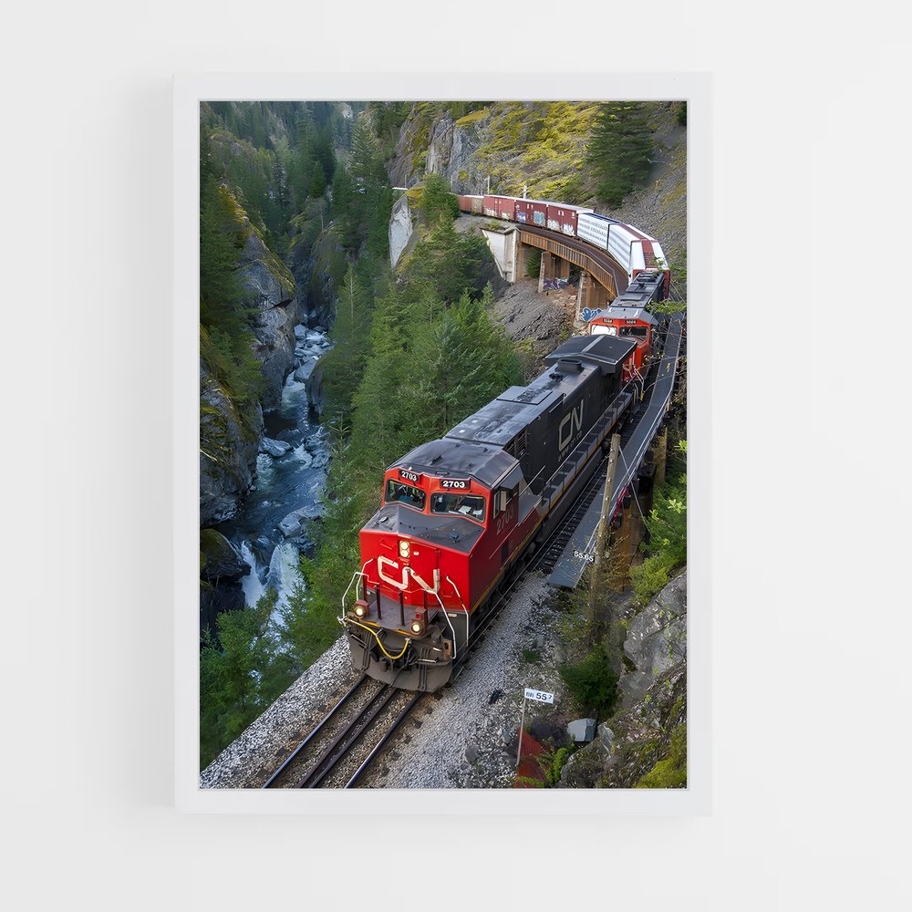 ap-canadian pacific-6 cadre Blanc