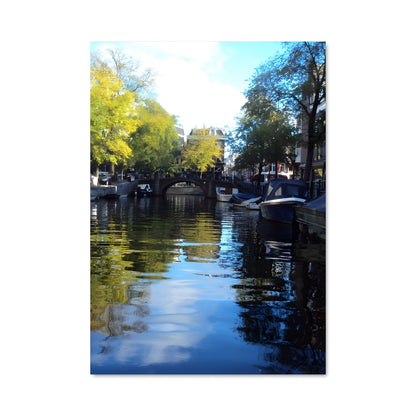 Poster Canal ring amsterdam 91421