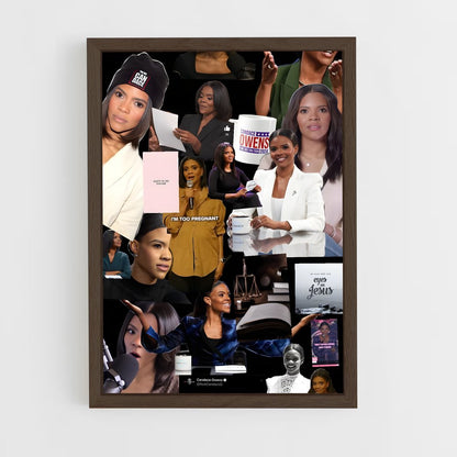 ap-candace owens-6 cadre Bois foncé