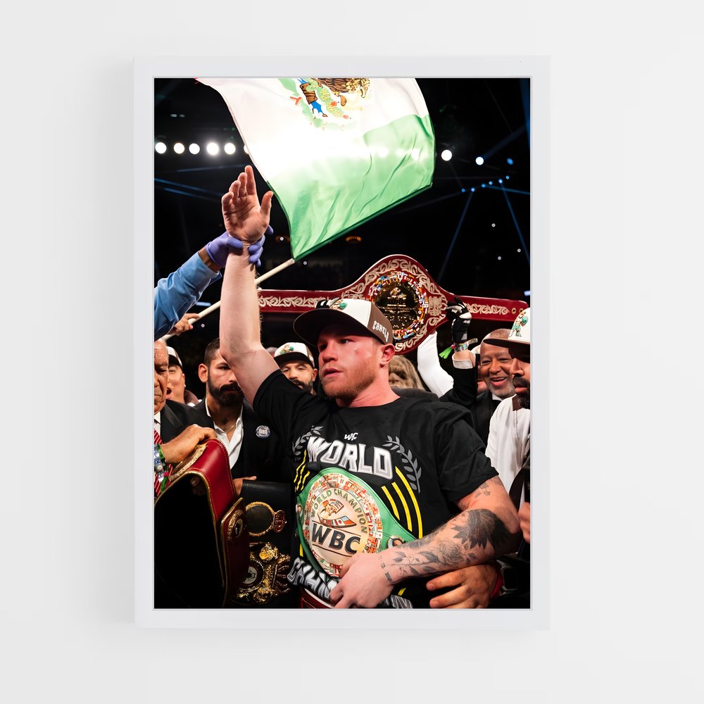 ap-canelo alvarez-13 cadre Blanc