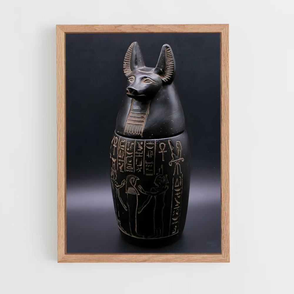 ap-canopic jars-1 cadre Bois clair