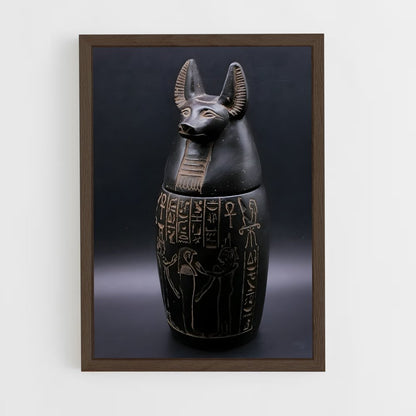 ap-canopic jars-1 cadre Bois foncé
