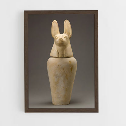 ap-canopic jars-2 cadre Bois foncé