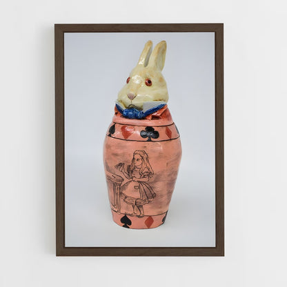 ap-canopic jars-3 cadre Bois foncé