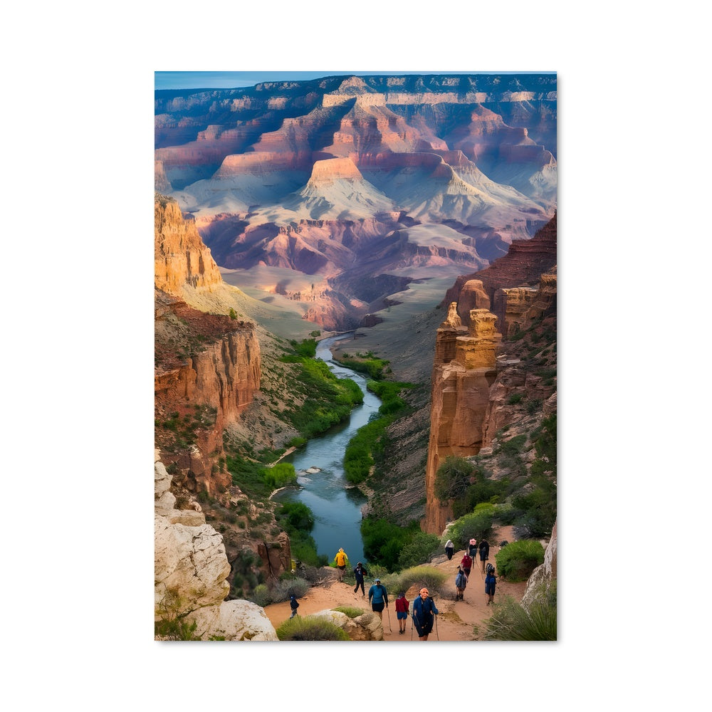 Poster Randonnée au Grand Canyon