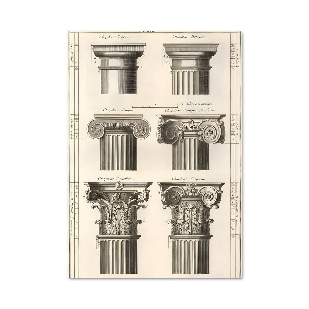 Poster Colonnes Éternelles