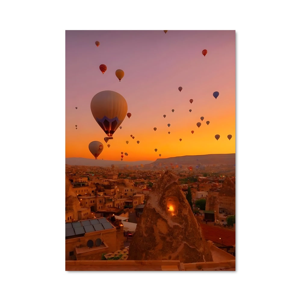 Poster Montgolfières en Cappadoce