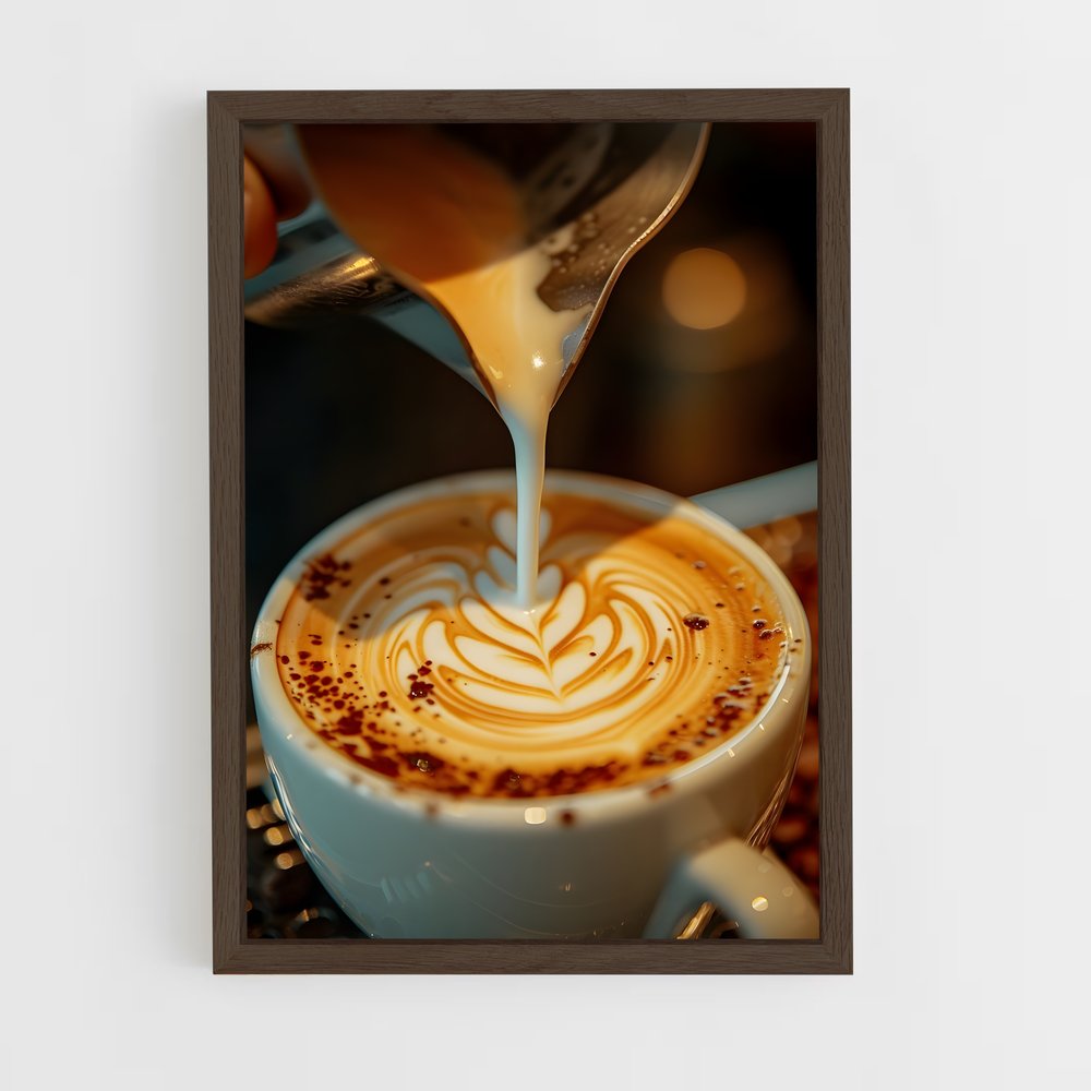 ap-cappuccino-2 cadre Bois foncé