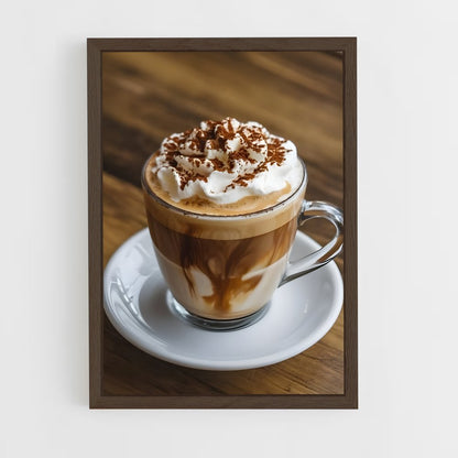 ap-cappuccino-3 cadre Bois foncé