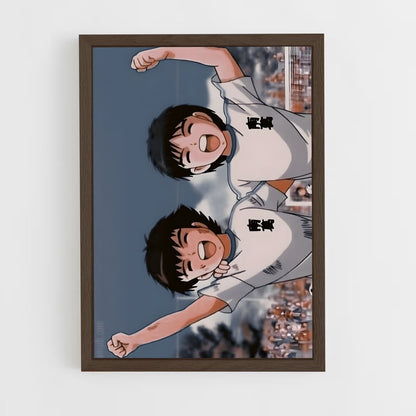 ap-captain tsubasa-1 cadre Bois foncé