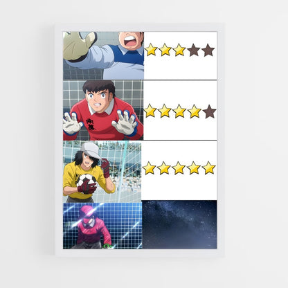 ap-captain tsubasa-8 cadre Blanc