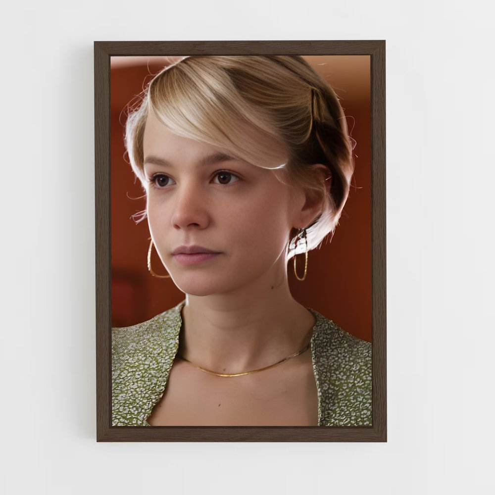 ap-carey mulligan-5 cadre Bois foncé