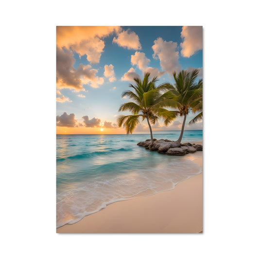 Poster Crépuscule des Palmiers