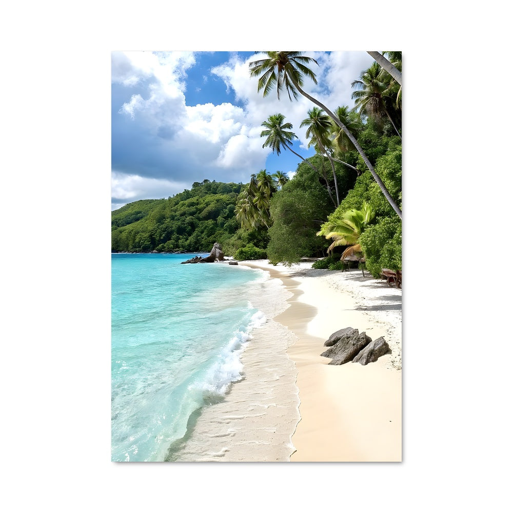 Poster Caribbean beach 94406