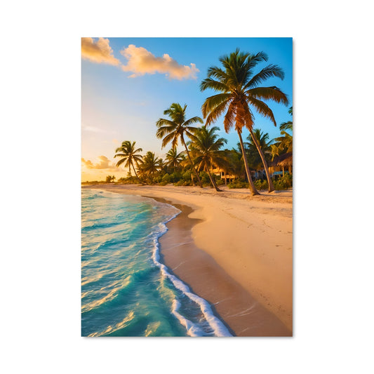 Poster Coucher de Soleil Caribéen