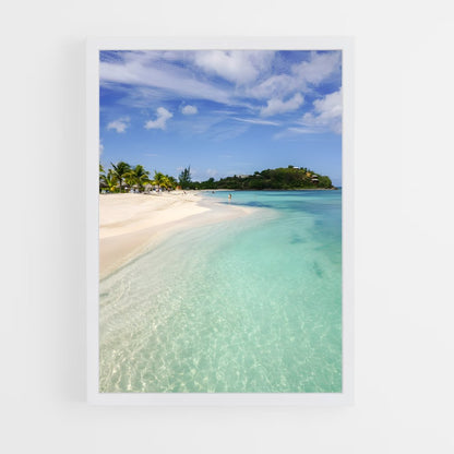 ap-caribbean beach-14 cadre Blanc