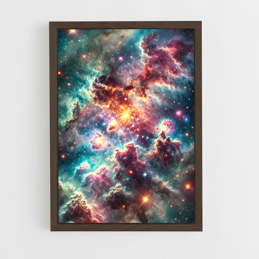 ap-carina nebula-6 cadre Bois foncé