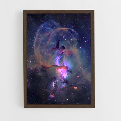 ap-carina nebula-9 cadre Bois foncé