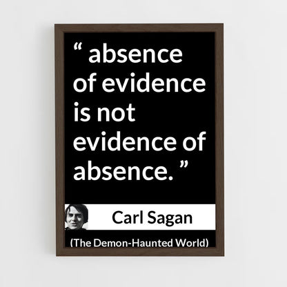 ap-carl sagan-3 cadre Bois foncé