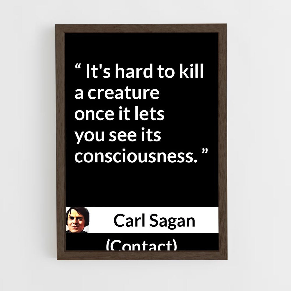 ap-carl sagan-6 cadre Bois foncé