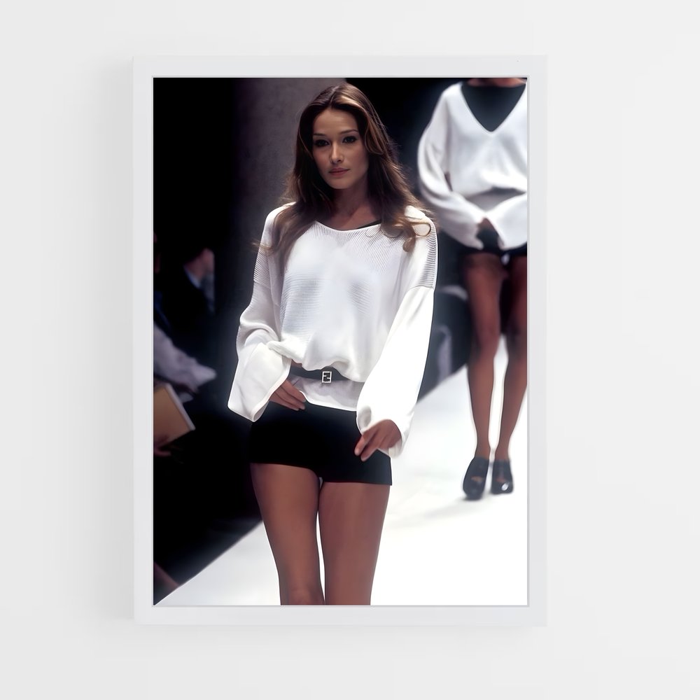 ap-carla bruni-1 cadre Blanc