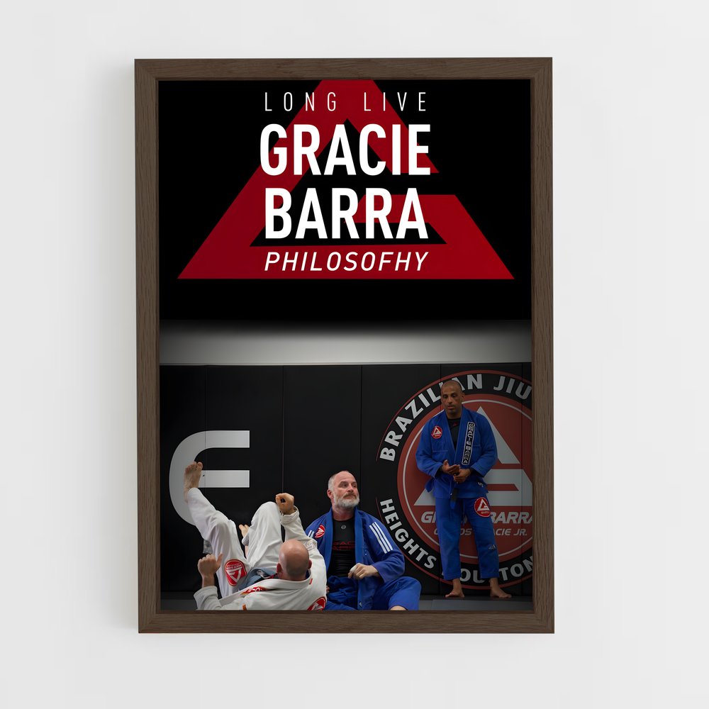 ap-carlos gracie-3 cadre Bois foncé