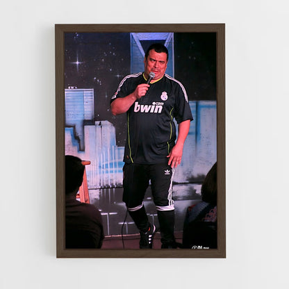 ap-carlos mencia-2 cadre Bois foncé