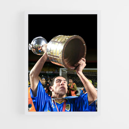 ap-carlos tevez-8 cadre Blanc