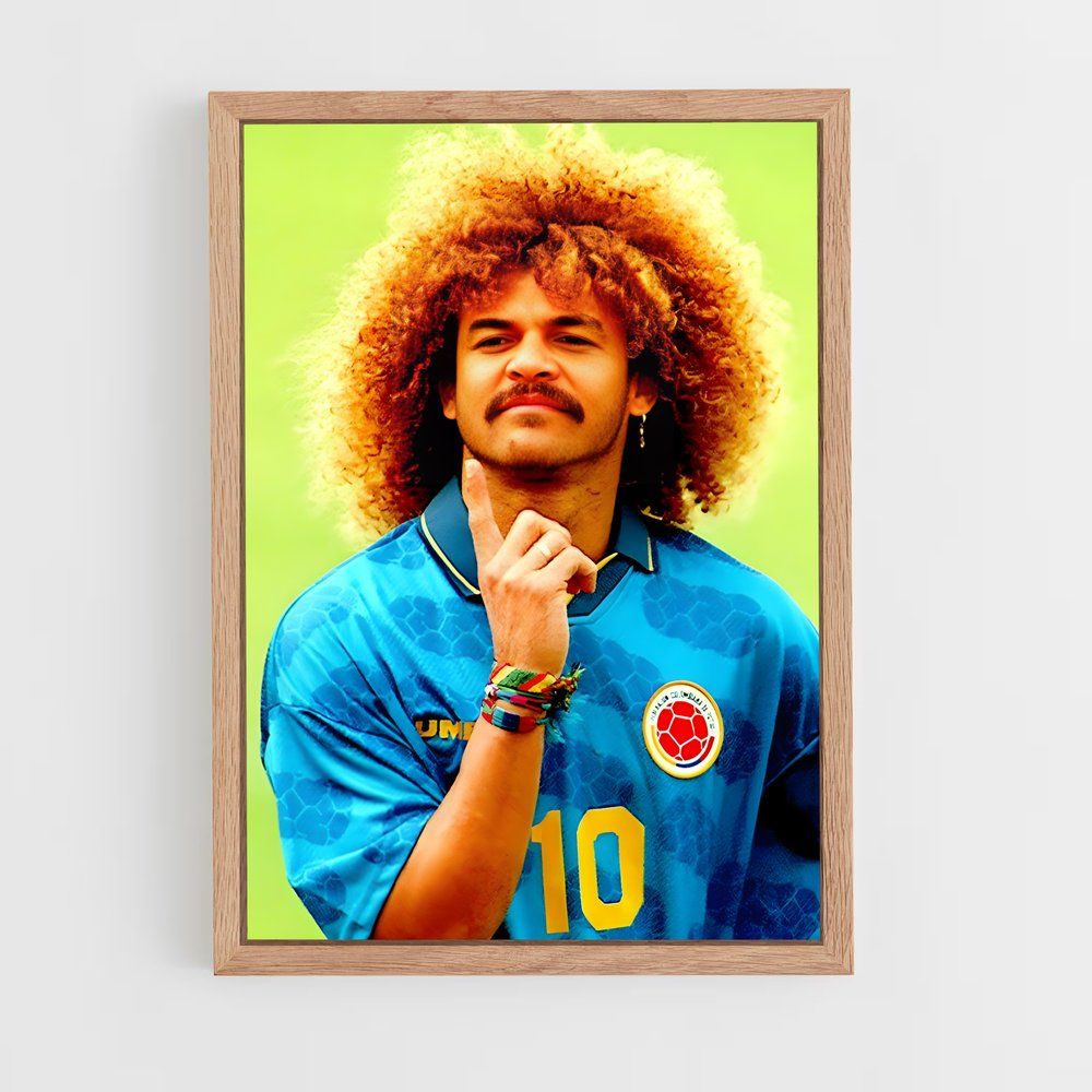 ap-carlos valderrama-4 cadre Bois clair