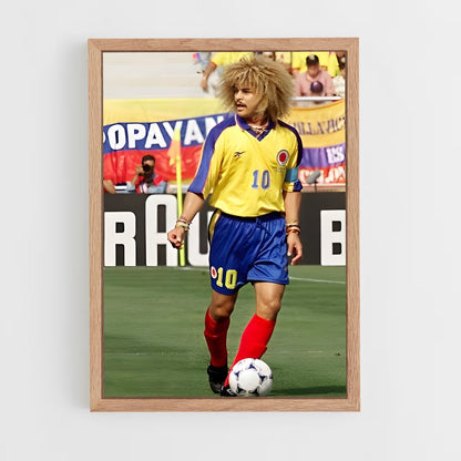ap-carlos valderrama-5 cadre Bois clair
