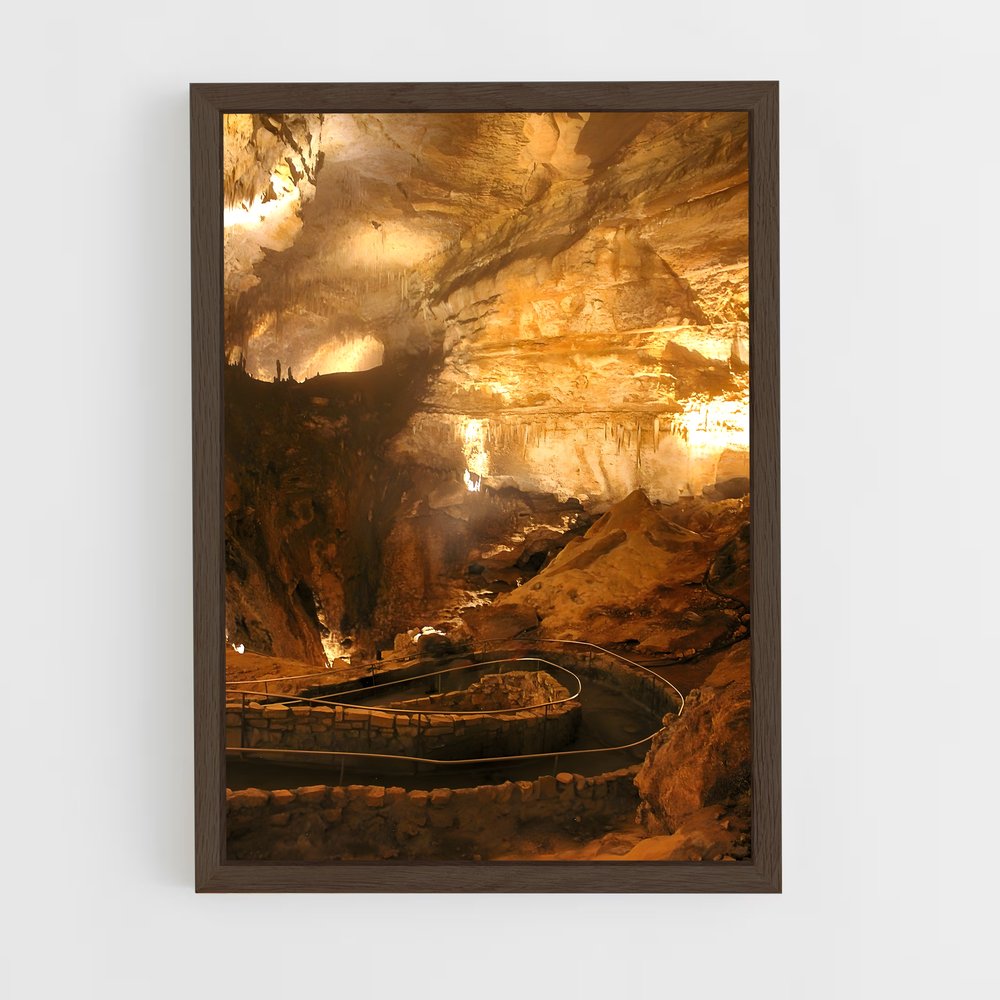 ap-carlsbad caverns-1 cadre Bois foncé