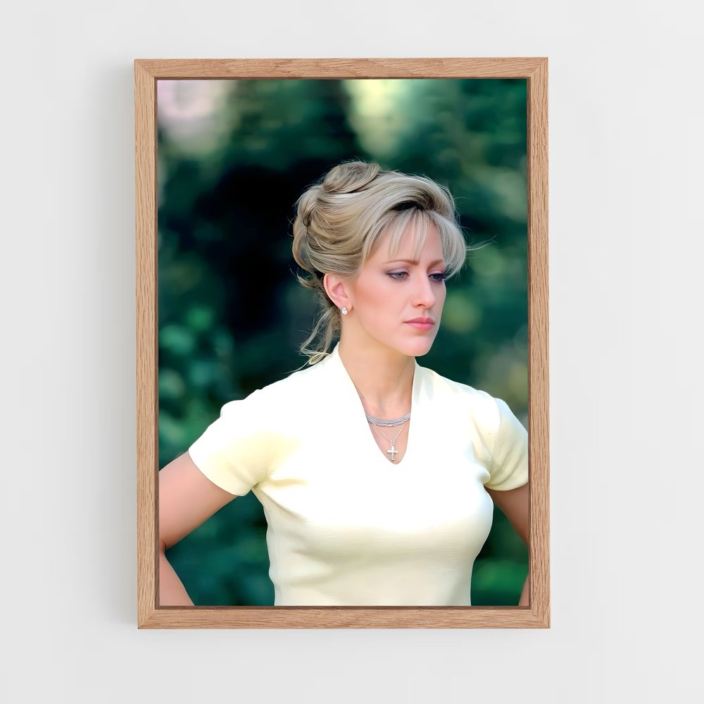 ap-carmela soprano-2 cadre Bois clair