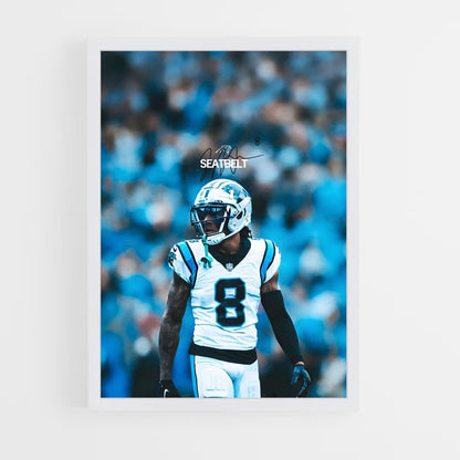 ap-carolina panthers-4 cadre Blanc